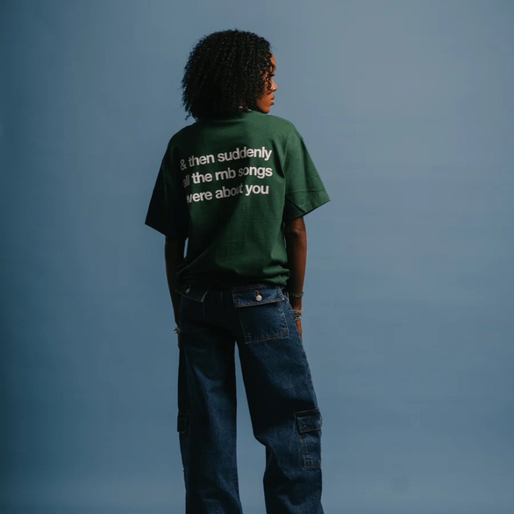 Train of Thought “& then suddenly all the rnb songs were about you” green shirt - Picture 9 of 10